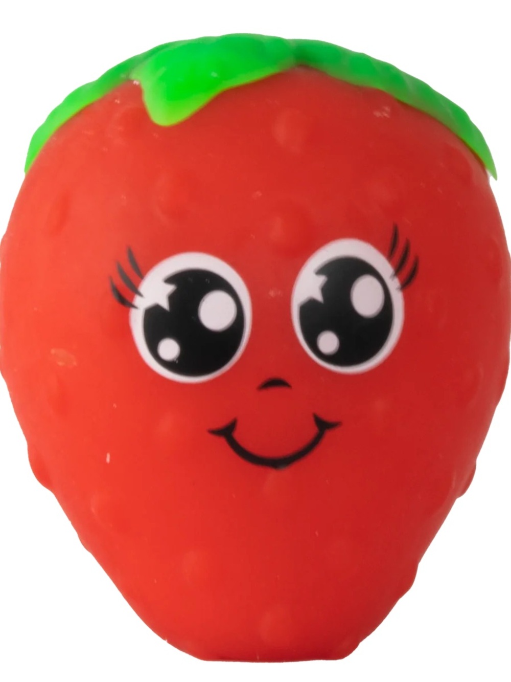 Stretch Pals Fruit Squishy Toy - Red Strawberry